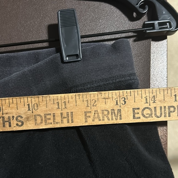 JUICY COUTURE blk velour jogging sweat pants S - Picture 7 of 10